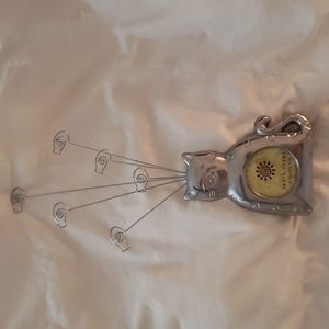 Cat & fish photo holder - preloved